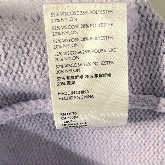 Anthropologie Lilac Crystal
Tunic Purple Mock Neck Sweater - Picture 7 of 9